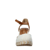 Sandali zeppa Beige Wrangler