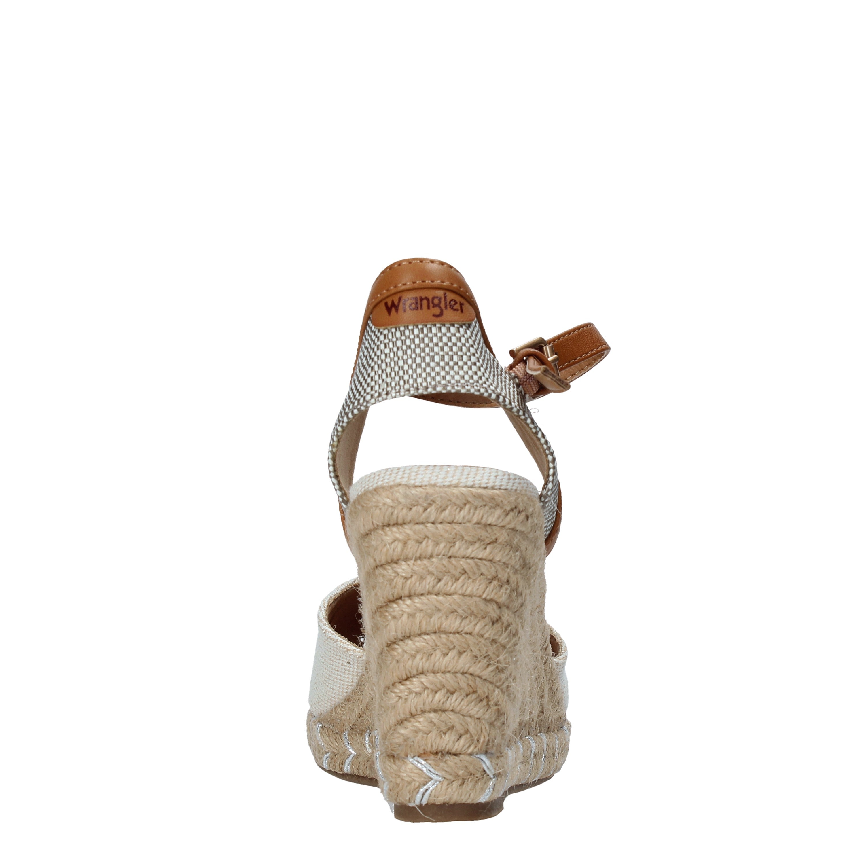 Sandali zeppa Beige Wrangler