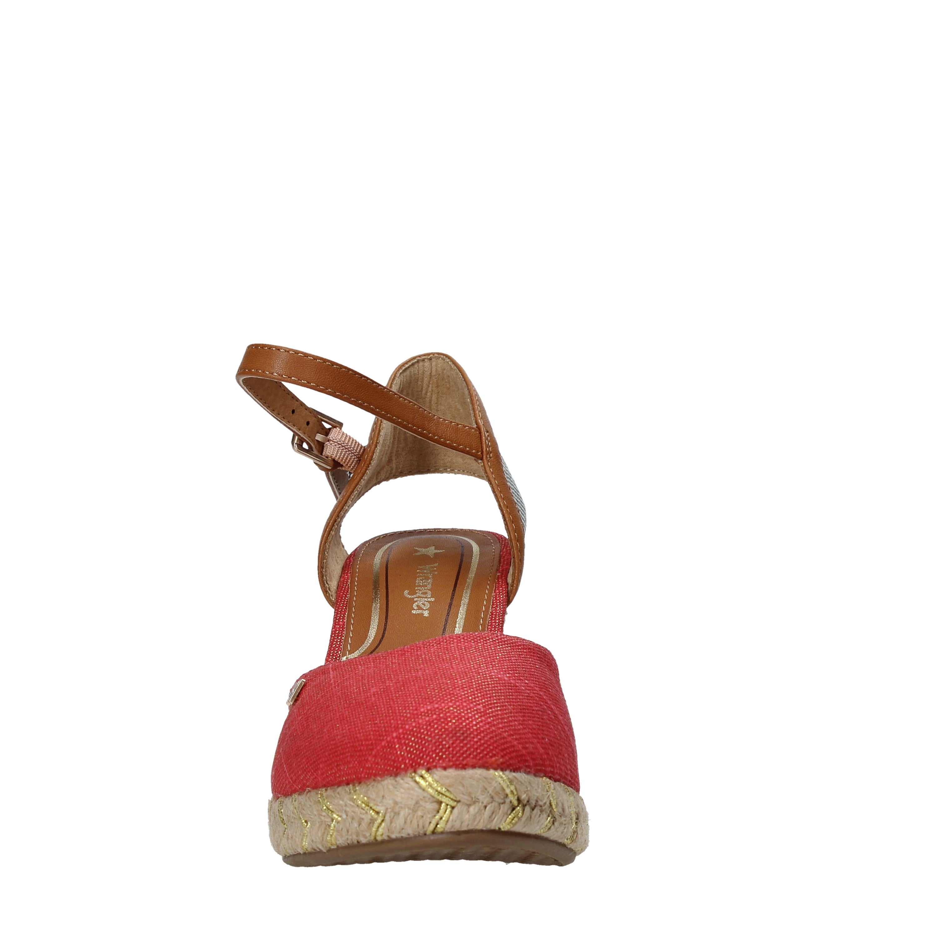 Sandali zeppa Rosso Wrangler