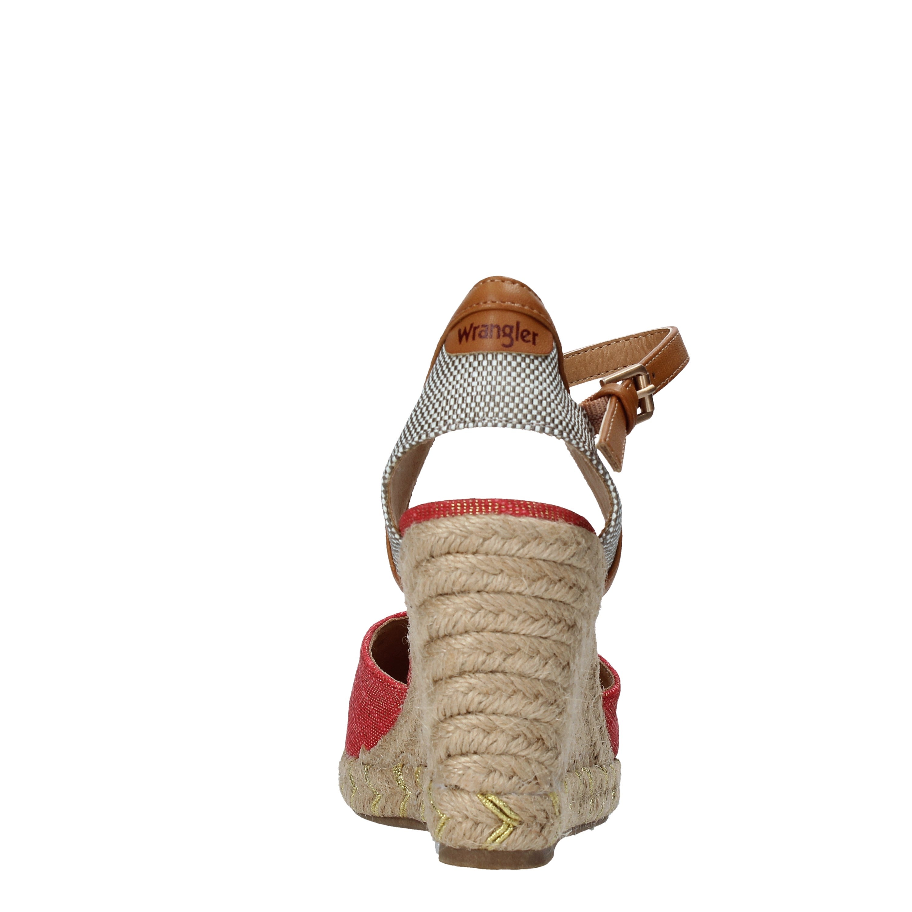 Sandali zeppa Rosso Wrangler