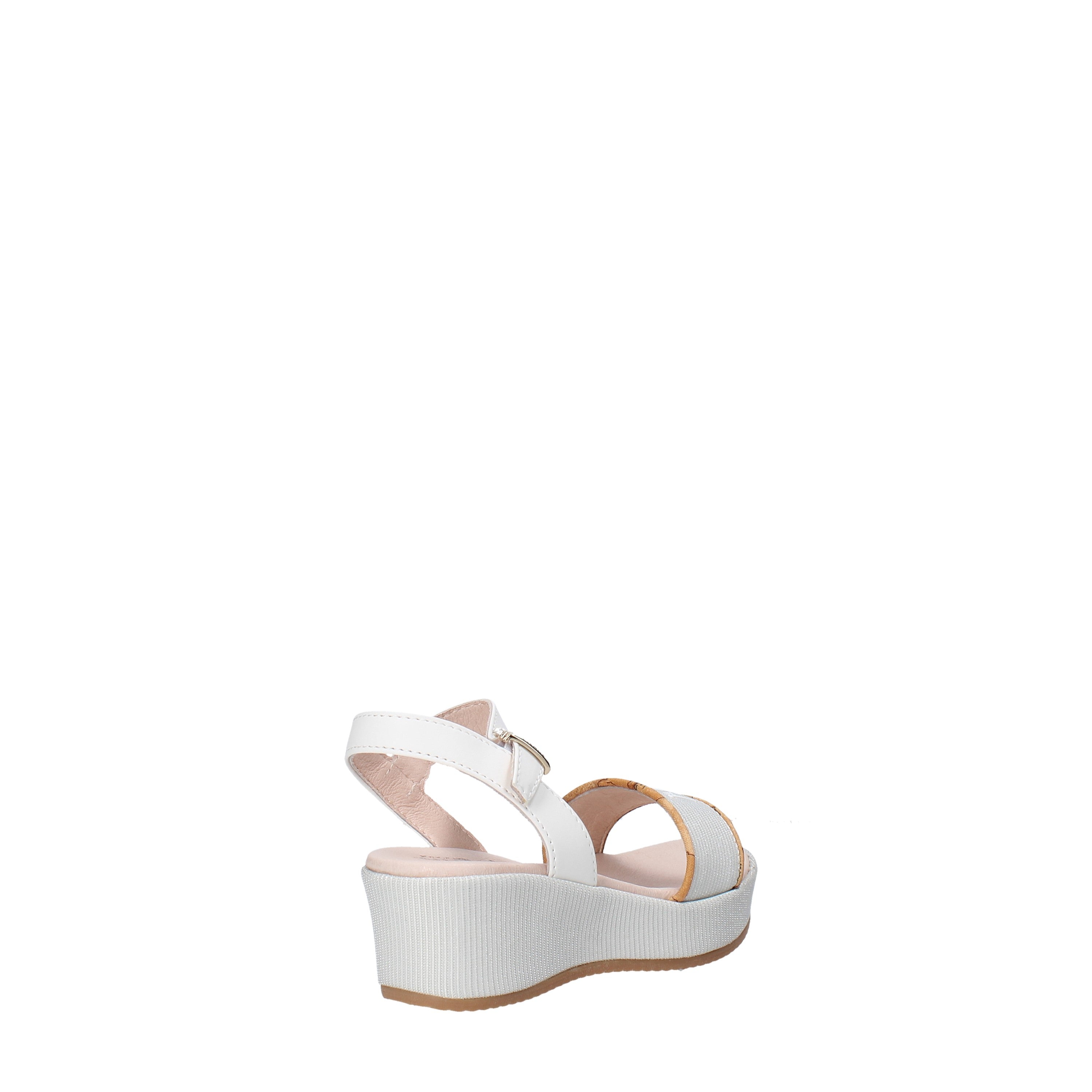 Sandali zeppa Bianco Alviero Martini 1a Classe 