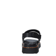 Sandali con strappi Nero Replay