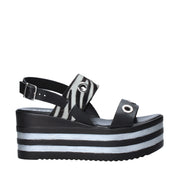 Sandali zeppa Nero Replay