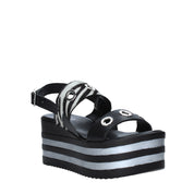 Sandali zeppa Nero Replay