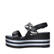 Sandali zeppa Nero Replay