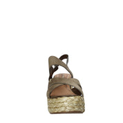 Sandali zeppa Verde Wrangler