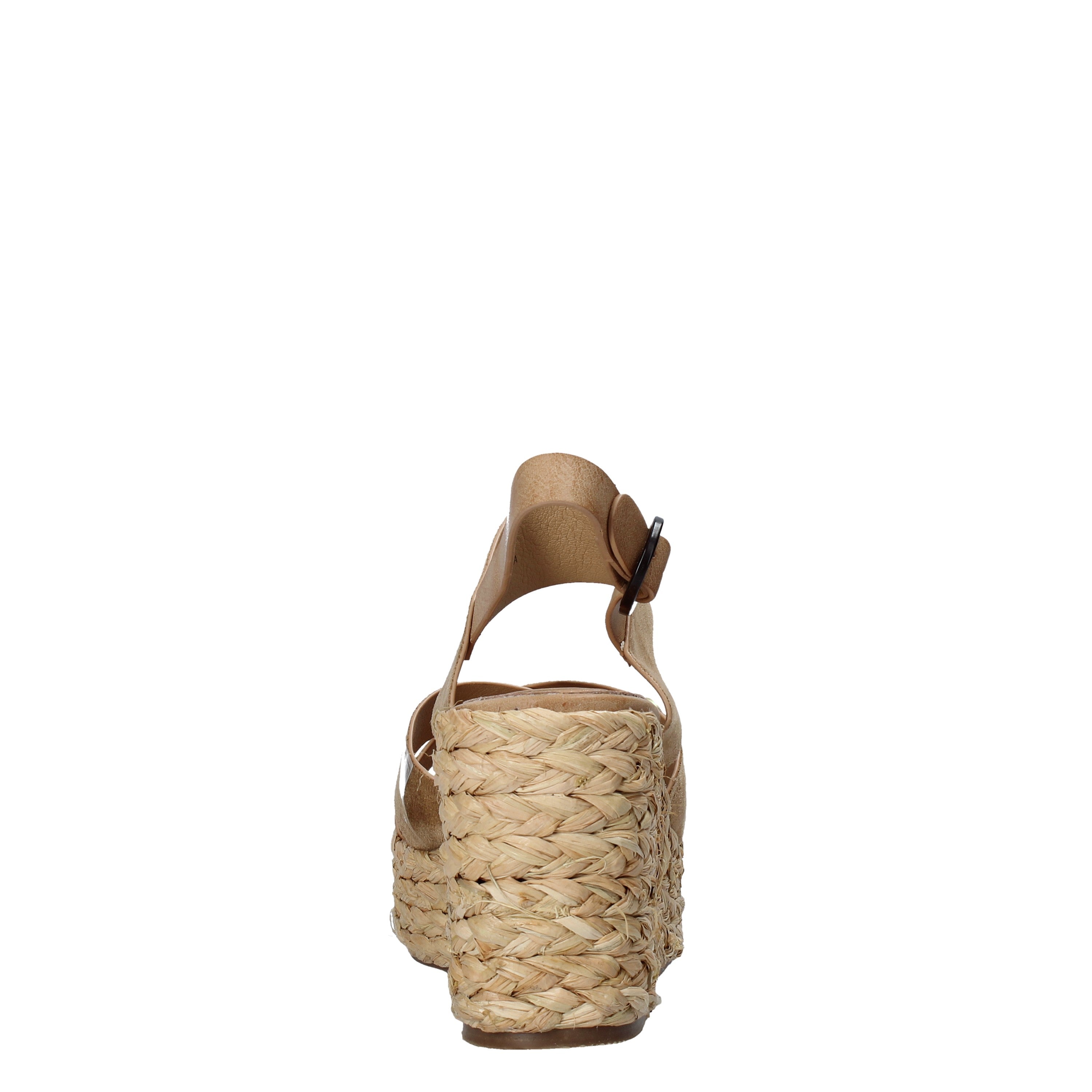 Sandali zeppa Marrone Wrangler