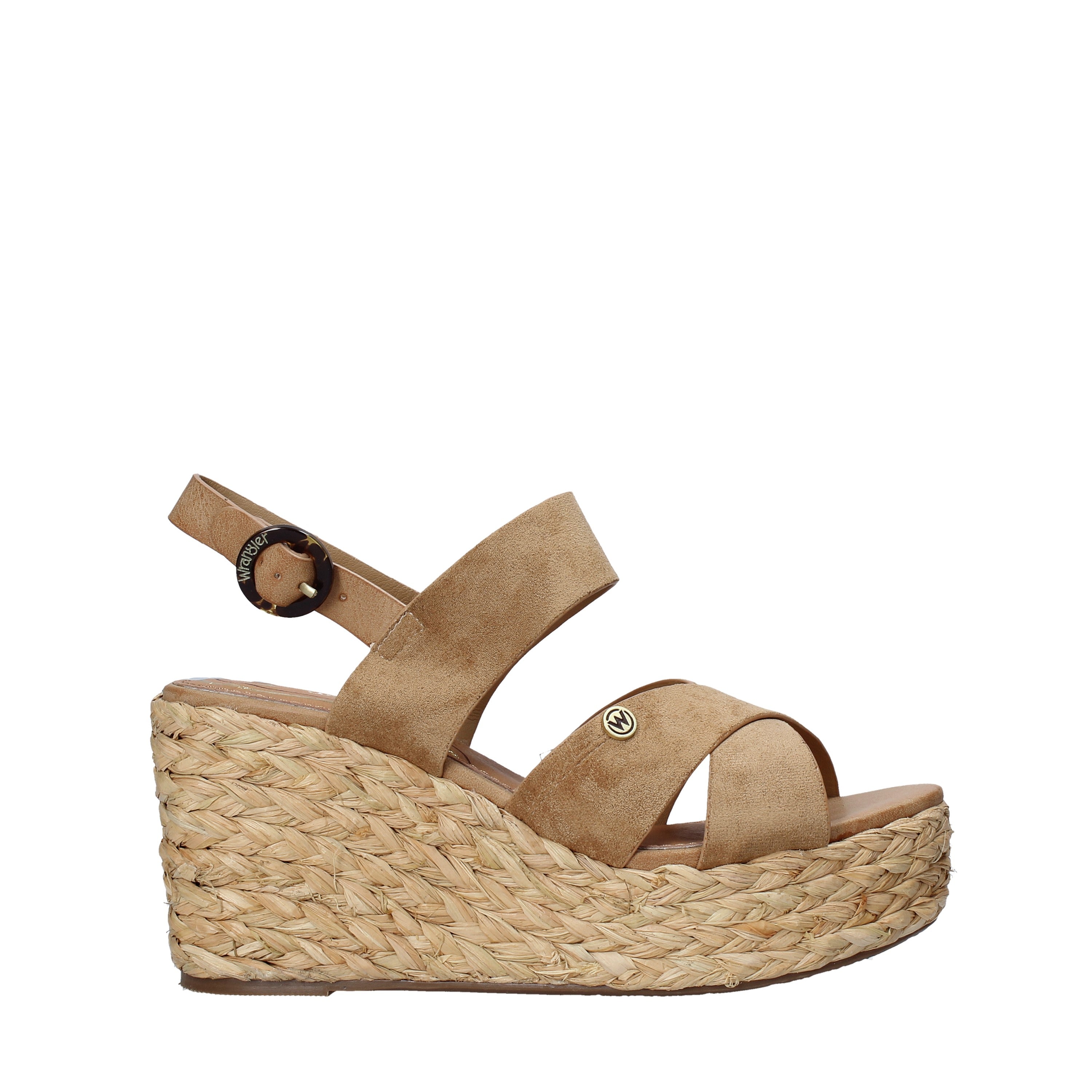 Sandali zeppa Beige 026 Wrangler
