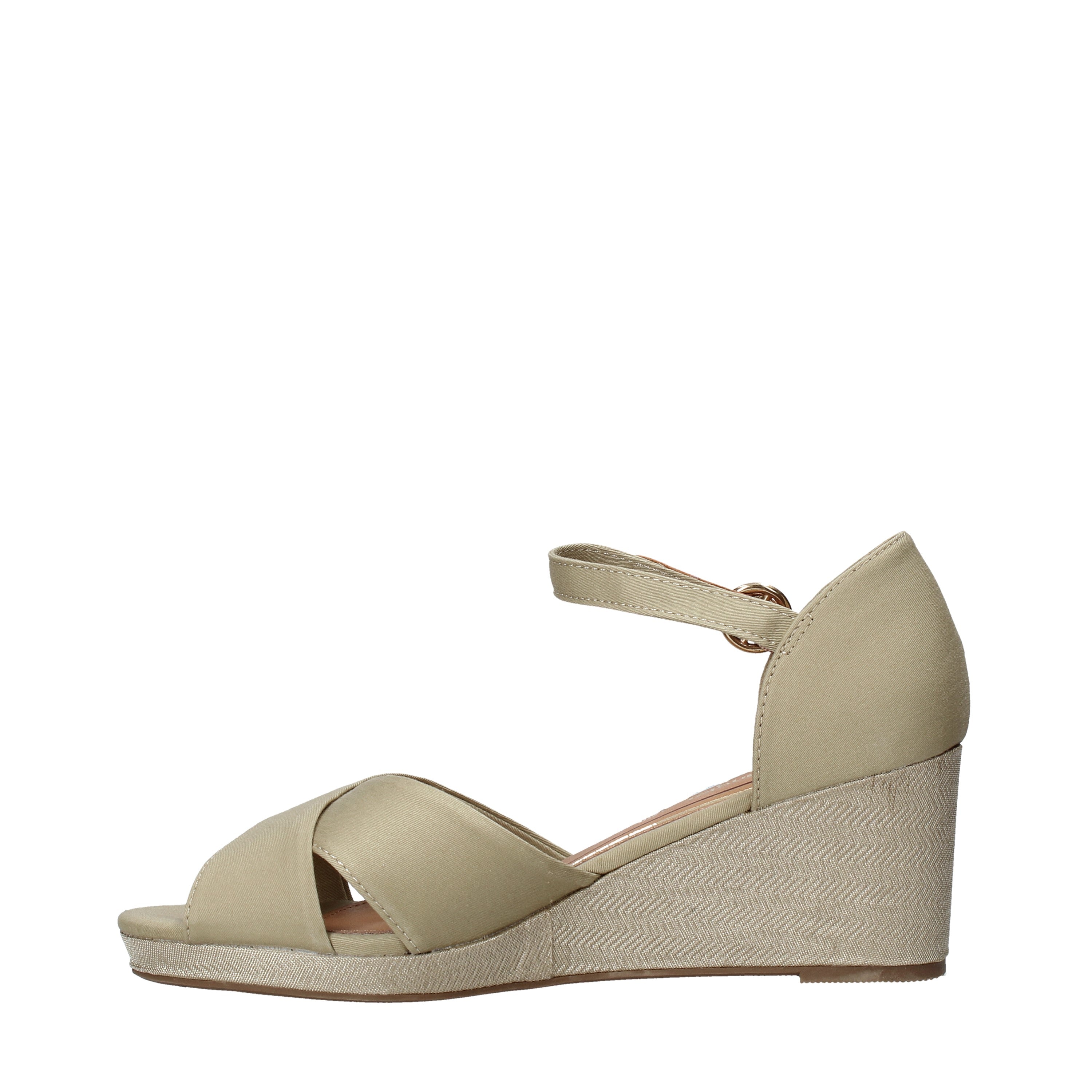 Sandali zeppa Beige Wrangler