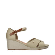 Sandali zeppa Beige Wrangler