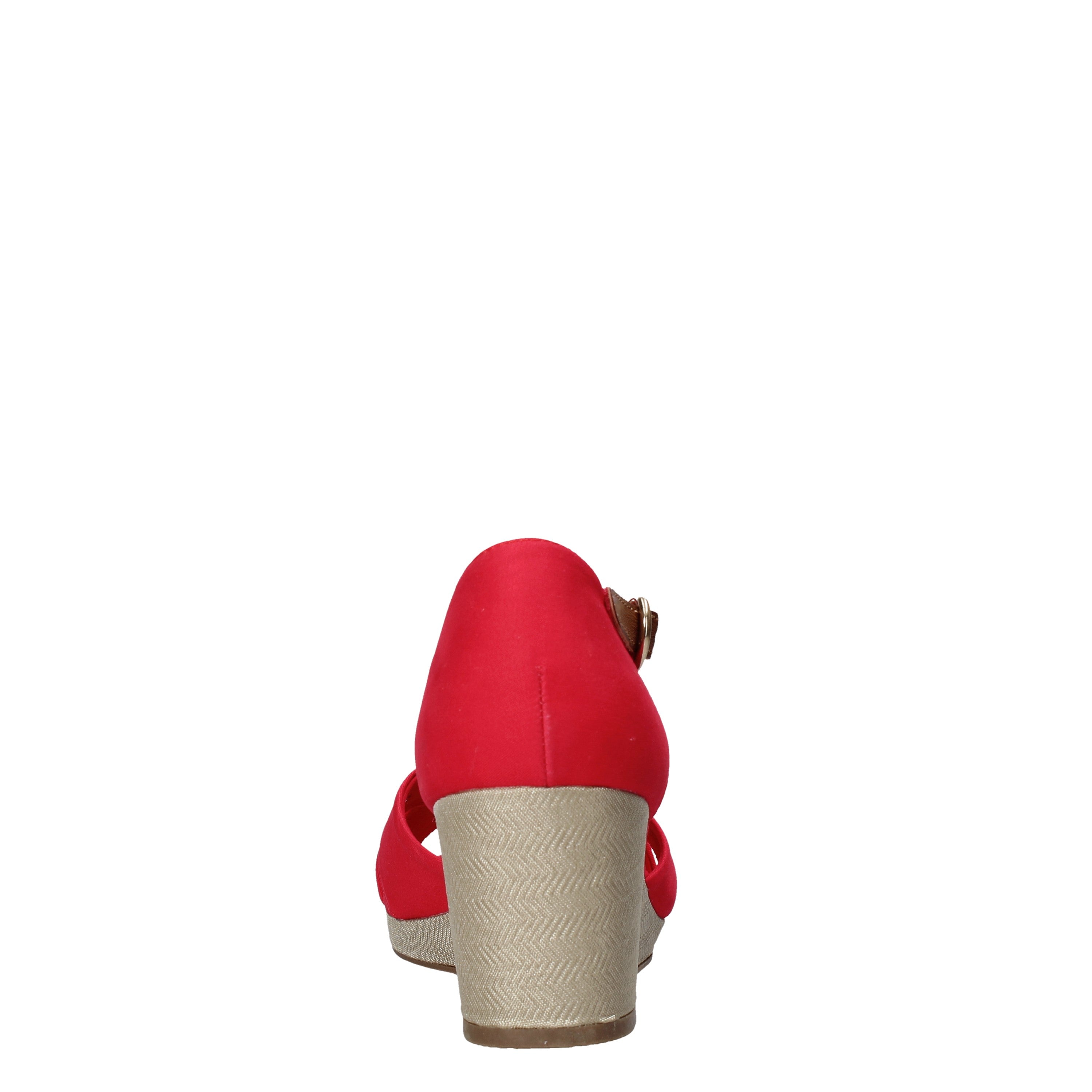 Sandali zeppa Rosso Wrangler