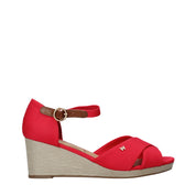 Sandali zeppa Rosso Wrangler