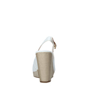 Sandali zeppa Bianco Wrangler