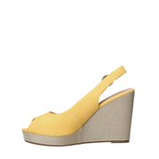 Sandali zeppa Giallo Wrangler