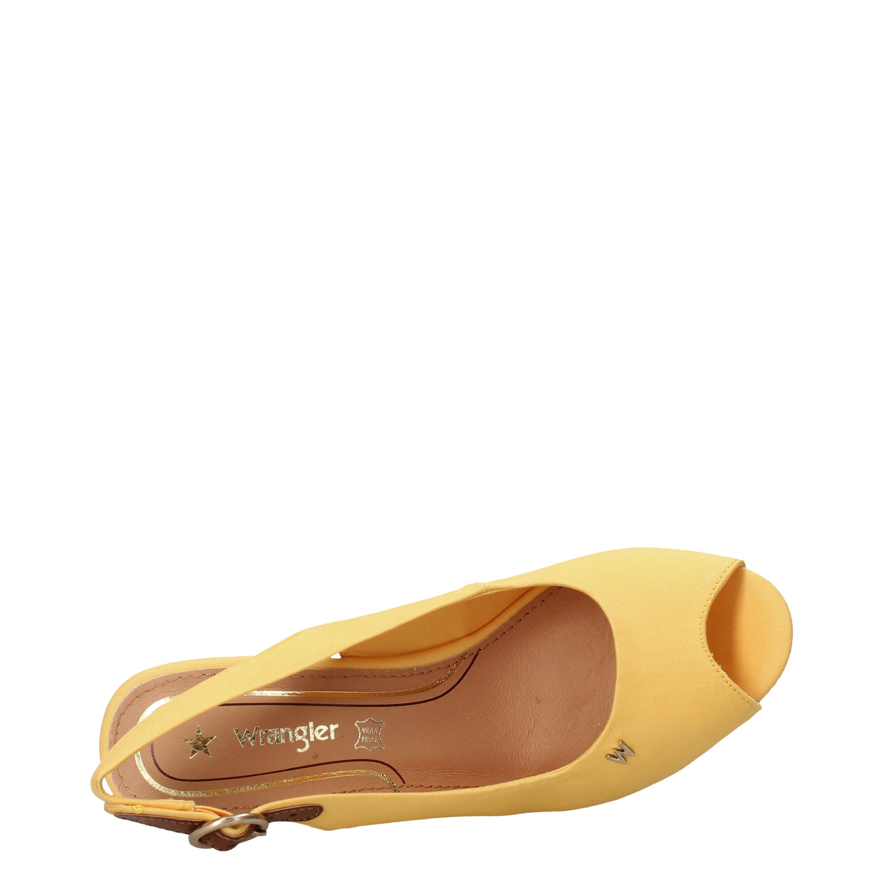 Sandali zeppa Giallo Wrangler