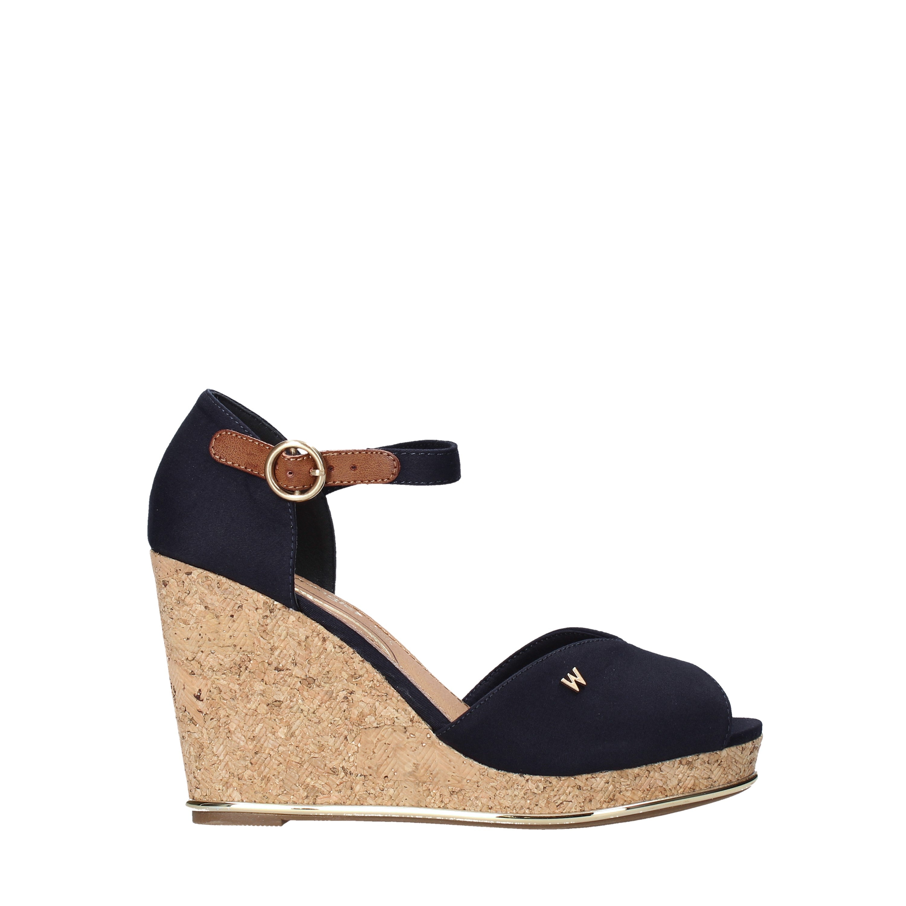 Sandali zeppa Blu Wrangler