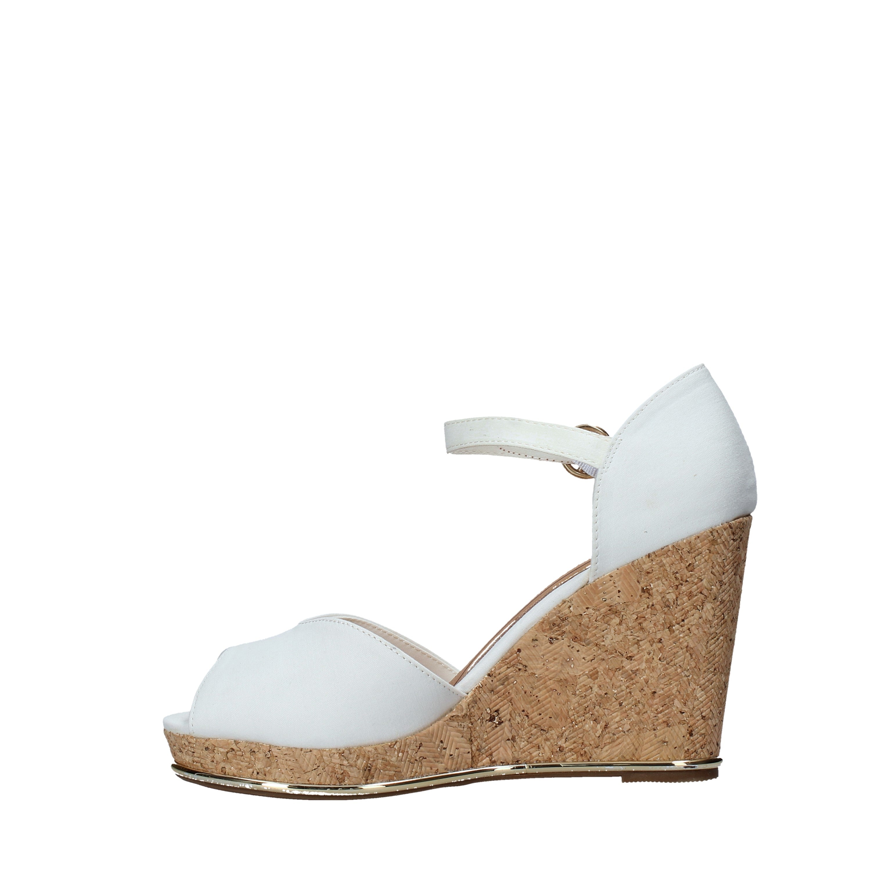 Sandali zeppa Bianco Wrangler