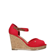 Sandali zeppa Rosso Wrangler