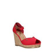 Sandali zeppa Rosso Wrangler