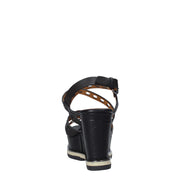 Sandali zeppa Nero Wrangler