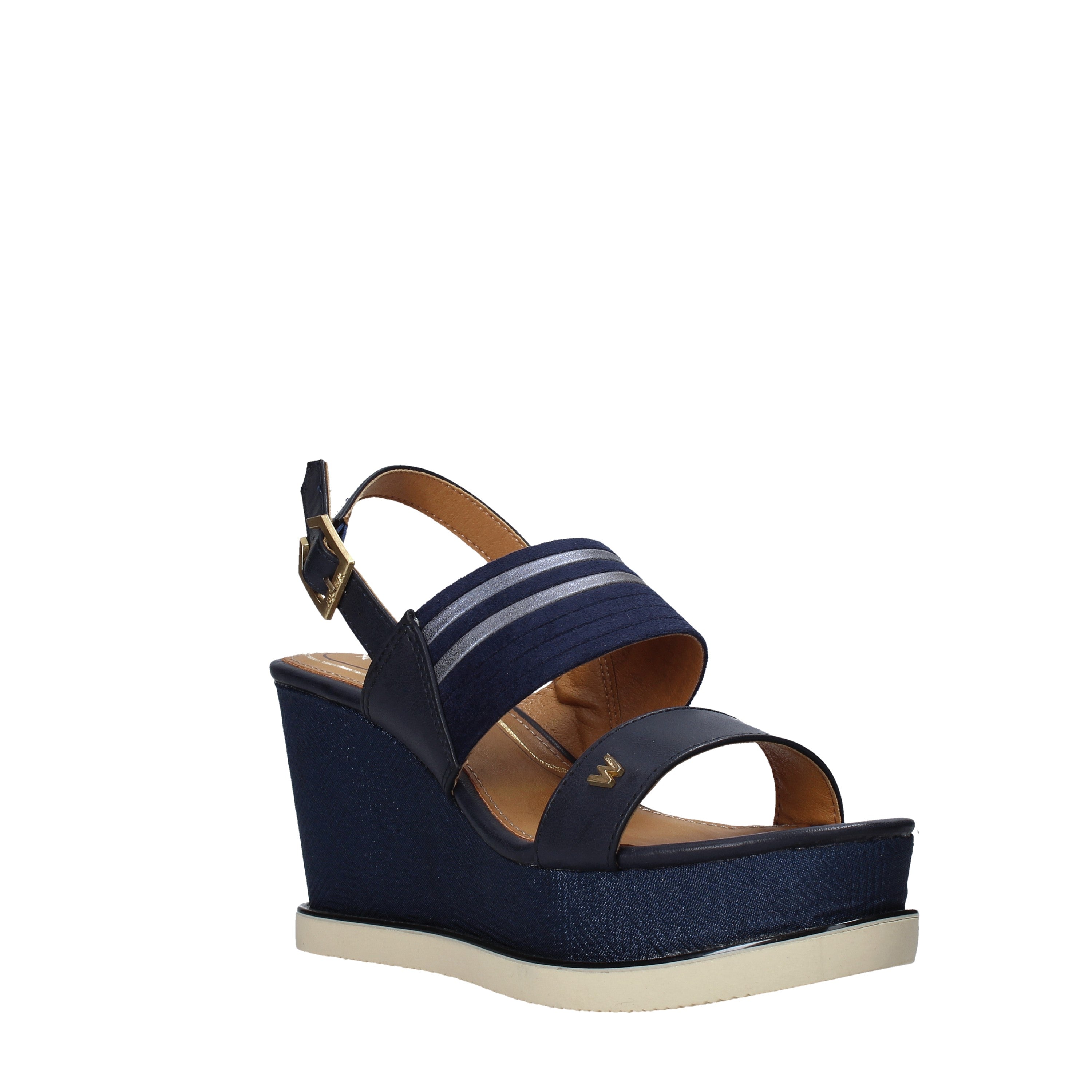 Sandali zeppa Blu Wrangler