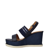 Sandali zeppa Blu Wrangler