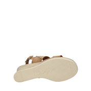 Sandali zeppa Marrone Wrangler