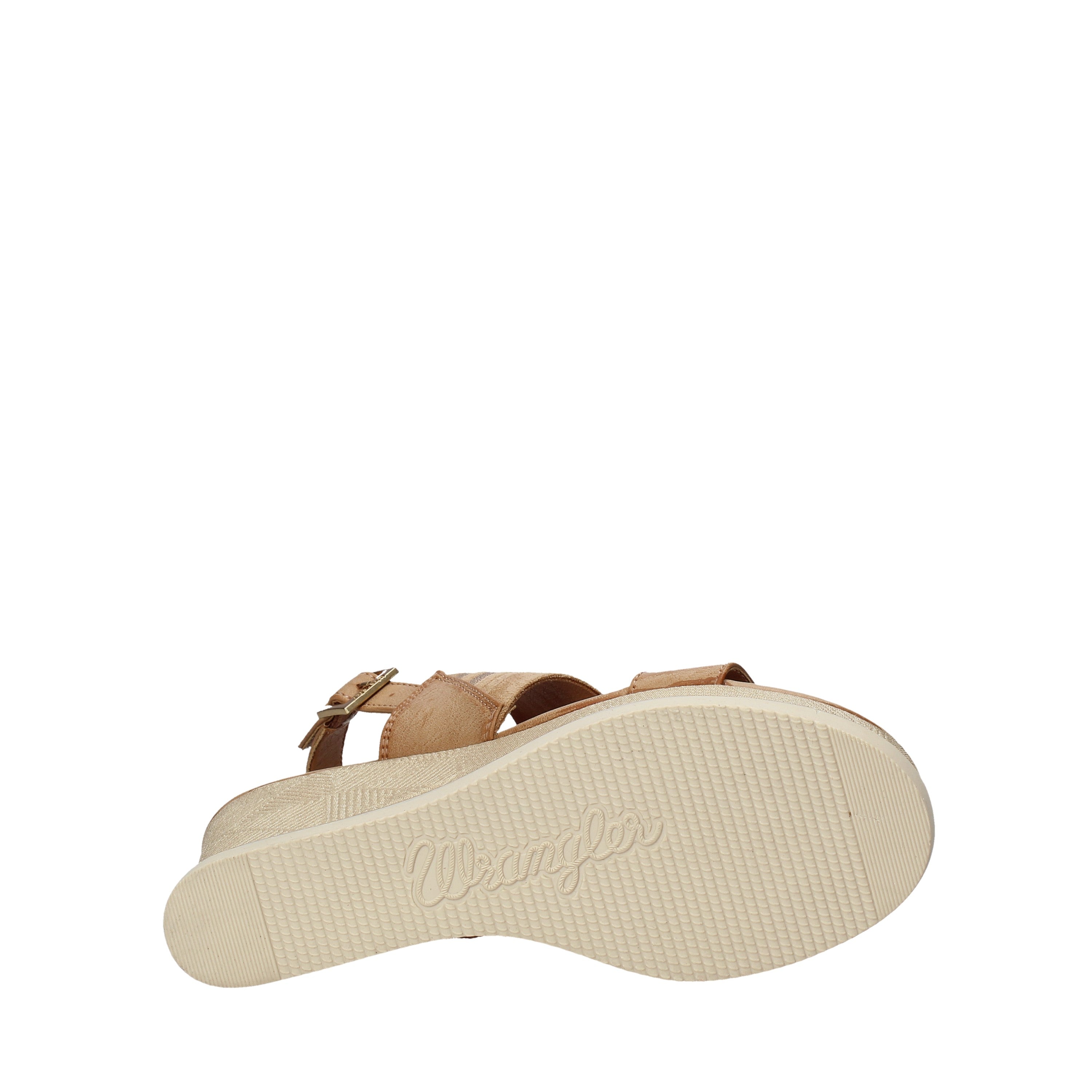 Sandali zeppa Marrone Wrangler