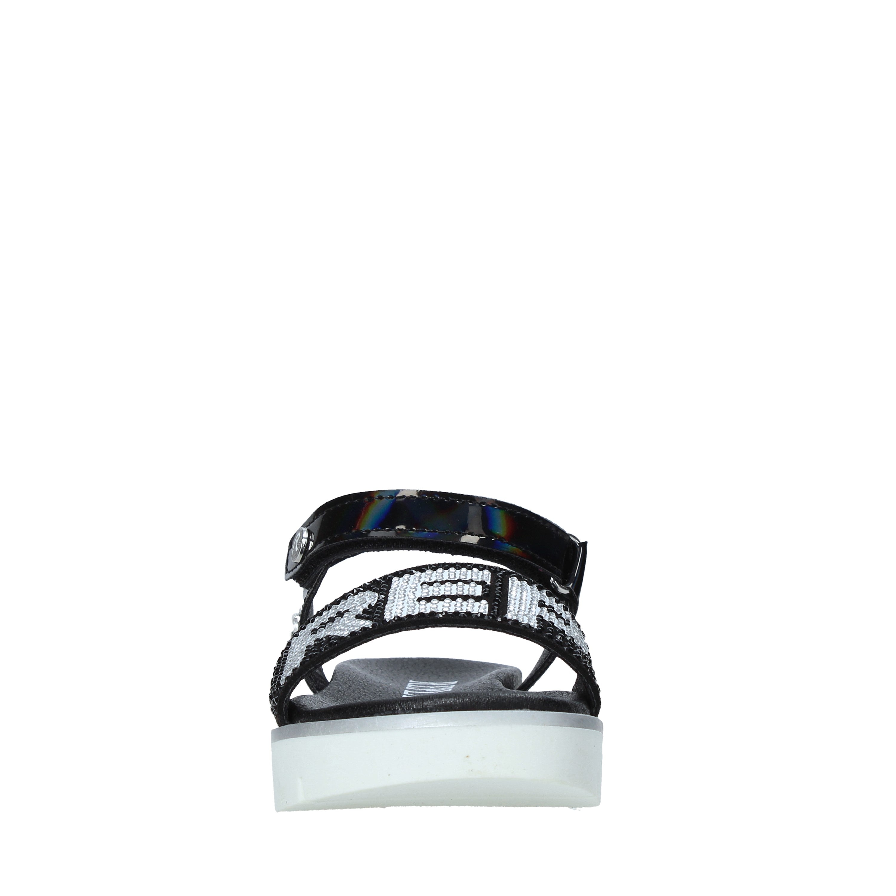 Sandali con strappi Nero Replay&sons