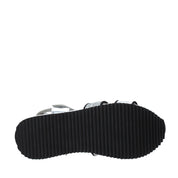 Sandali con strappi Argentato Replay&sons