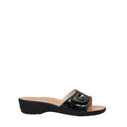 Sandali con strappi Nero Susimoda