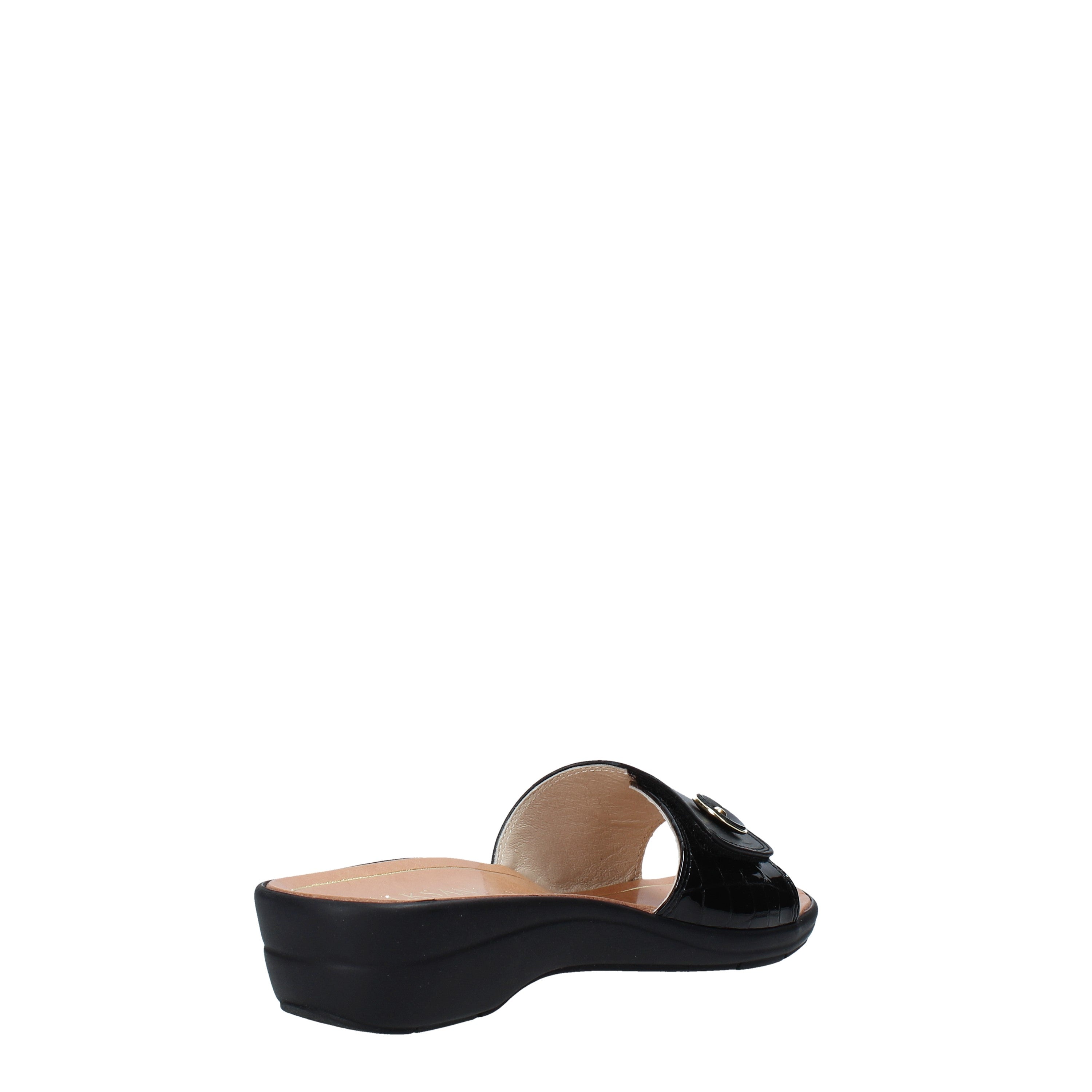 Sandali con strappi Nero Susimoda