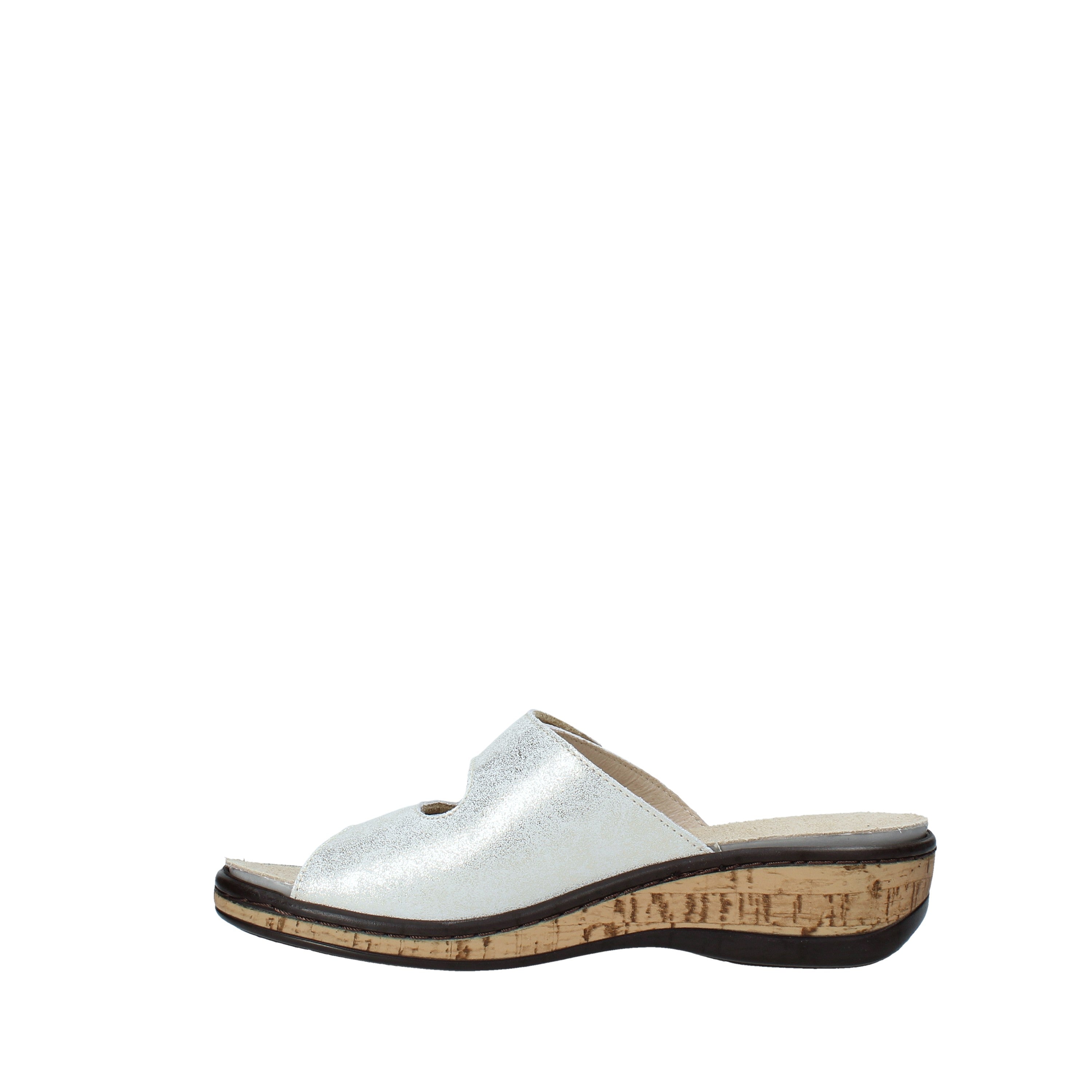 Sandali con strappi Dorato Susimoda