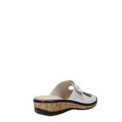 Sandali con strappi Dorato Susimoda