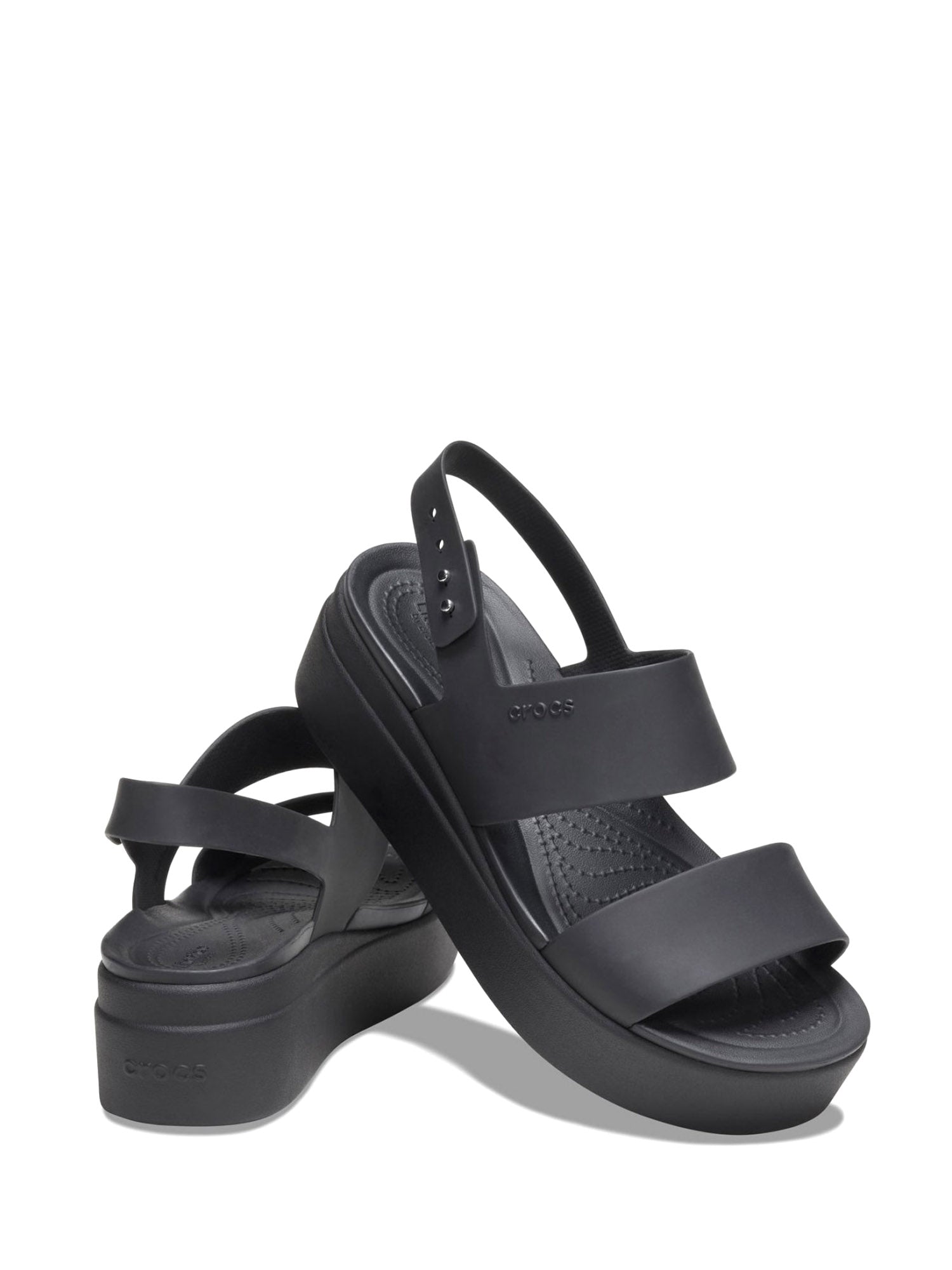 Sandali zeppa Nero W Bkbk Crocs