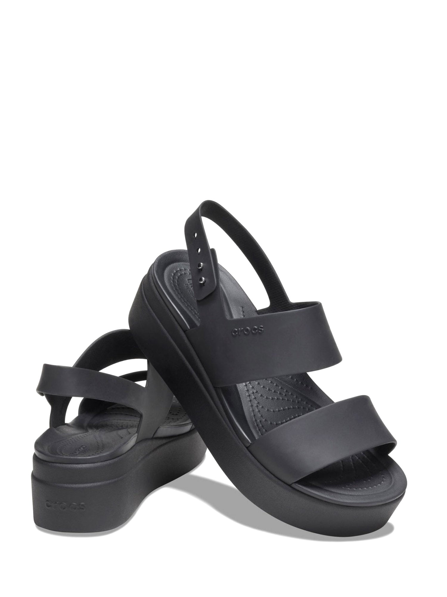 Sandali zeppa Nero W Bkbk Crocs