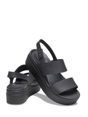 Sandali zeppa Nero W Bkbk Crocs