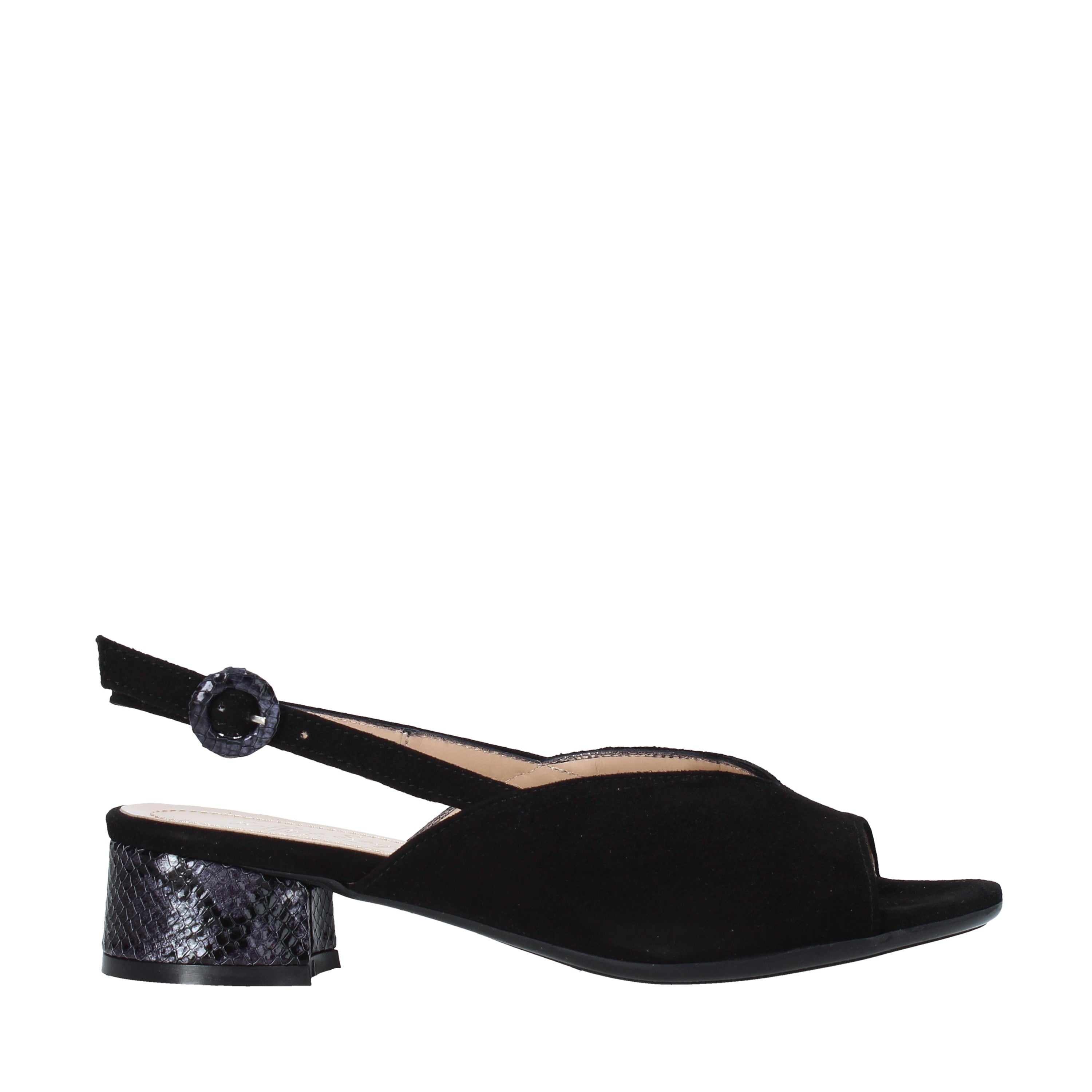 Sandali tacco Nero Soffice Sogno