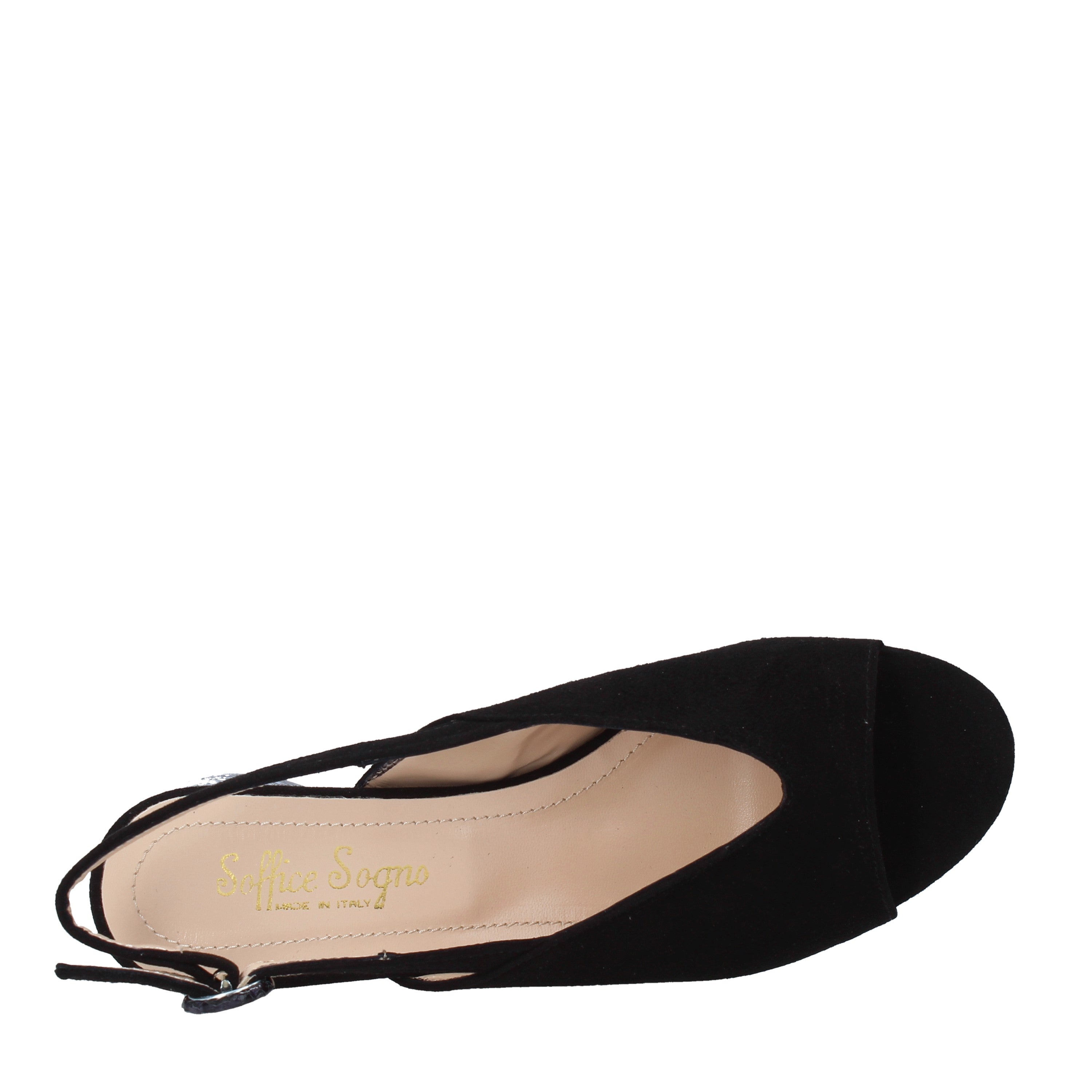 Sandali tacco Nero Soffice Sogno