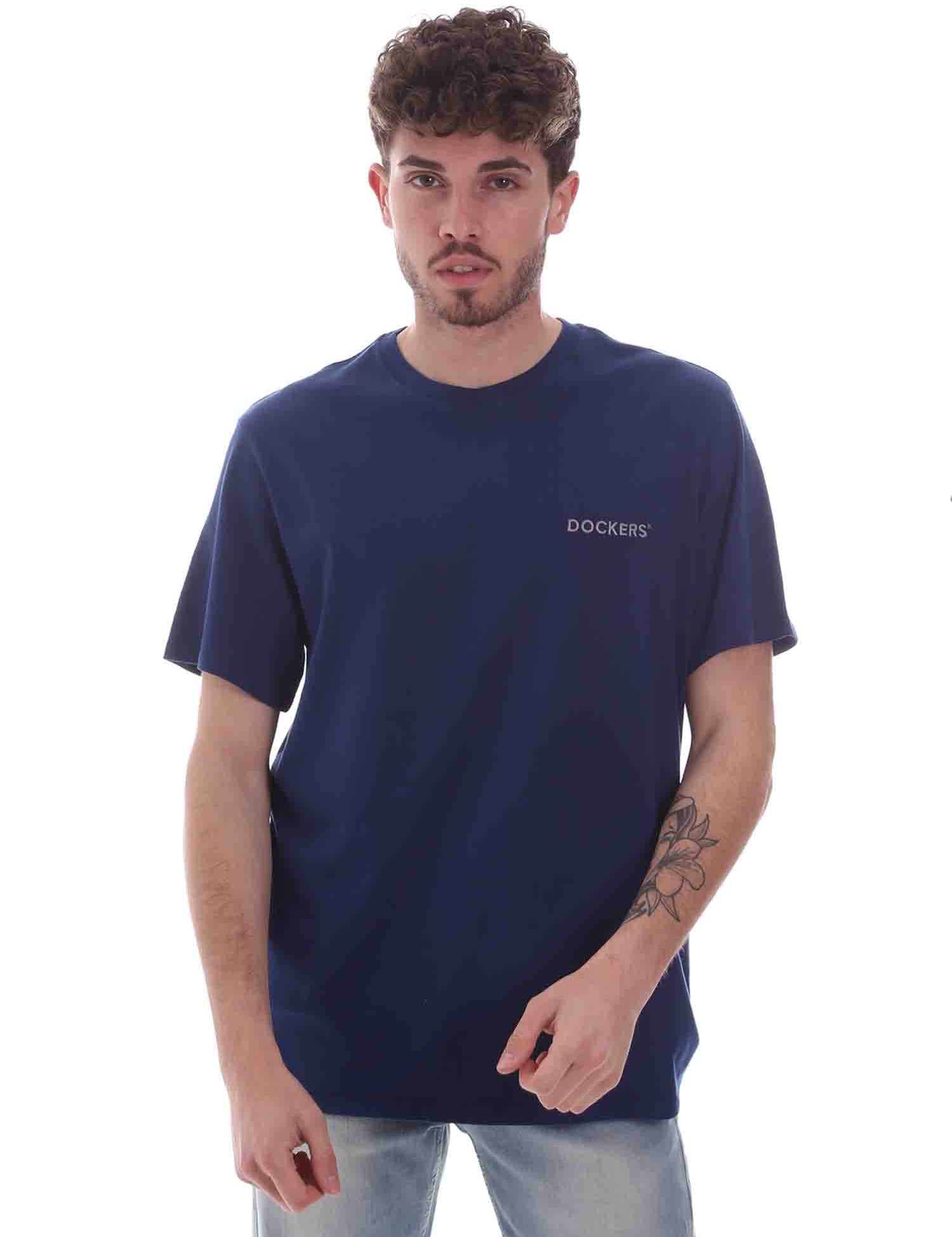 T-shirt Blu Dockers