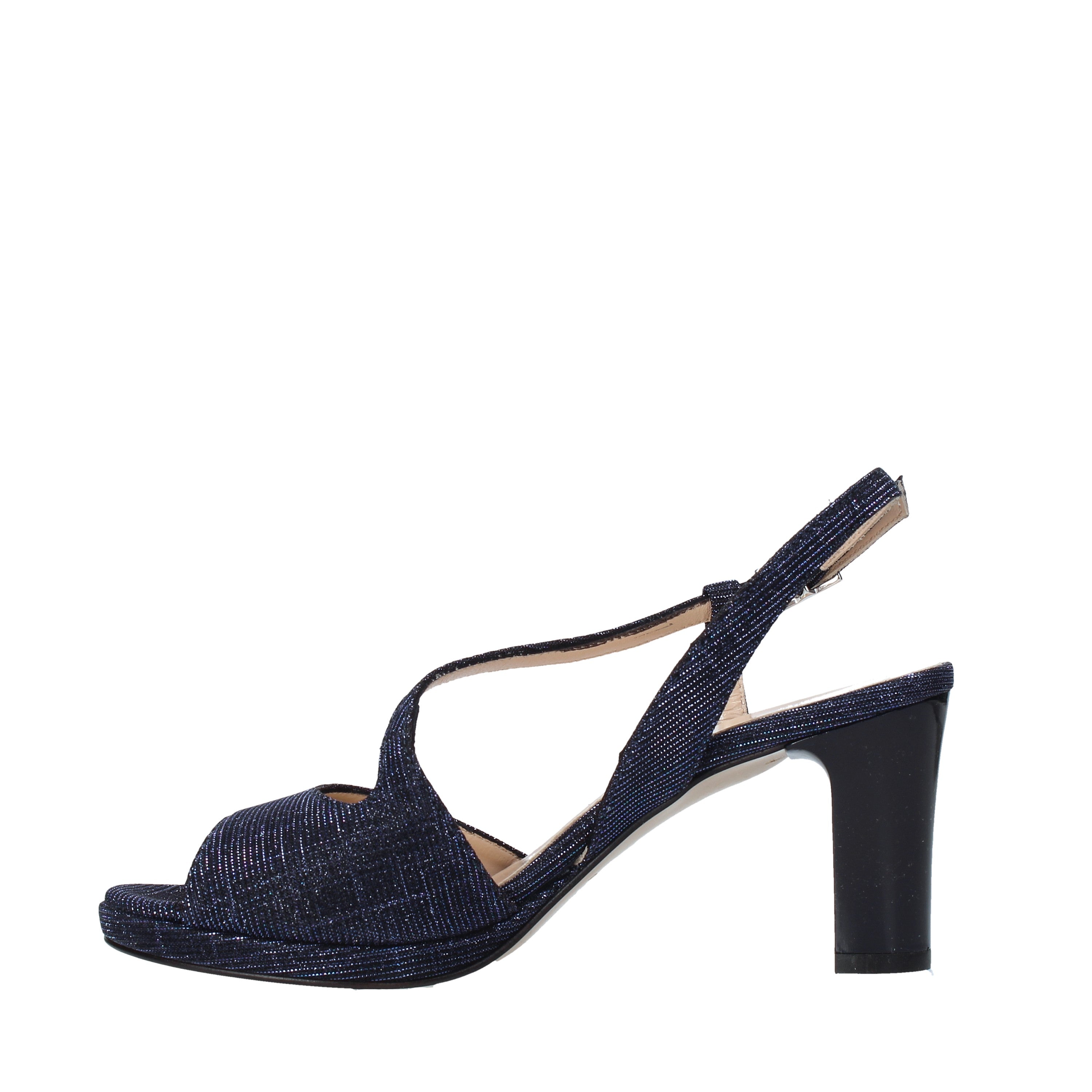 Sandali tacco Blu Soffice Sogno