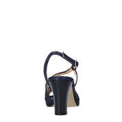 Sandali tacco Blu Soffice Sogno