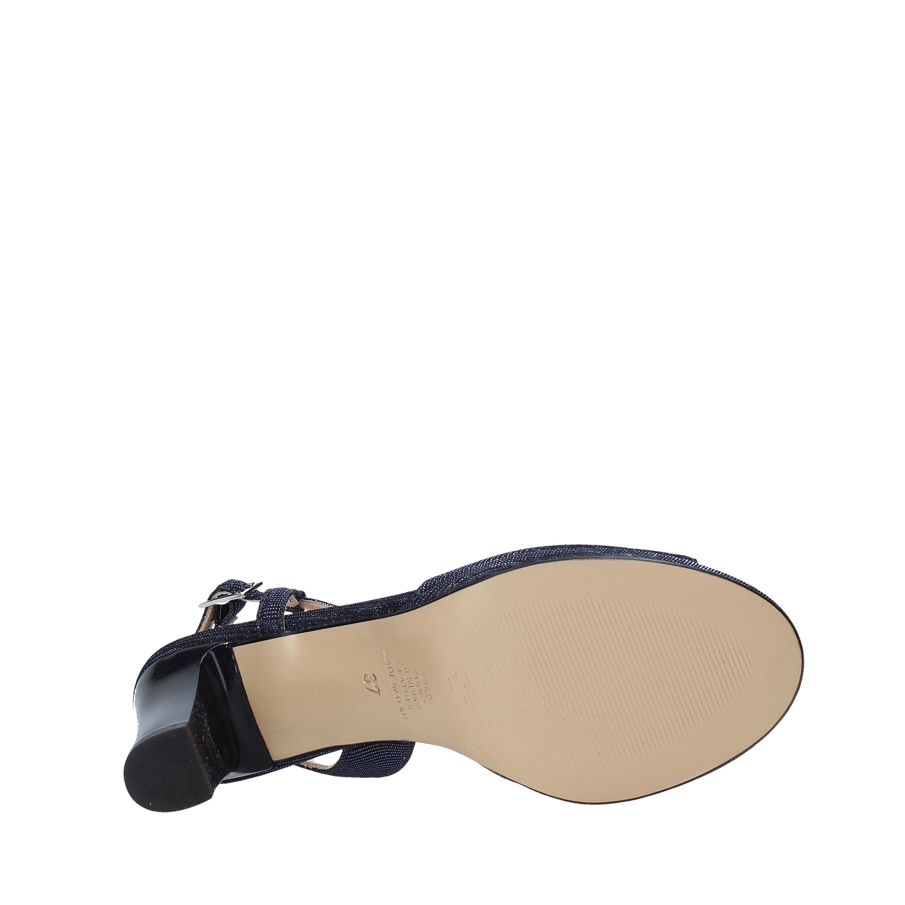 Sandali tacco Blu Soffice Sogno