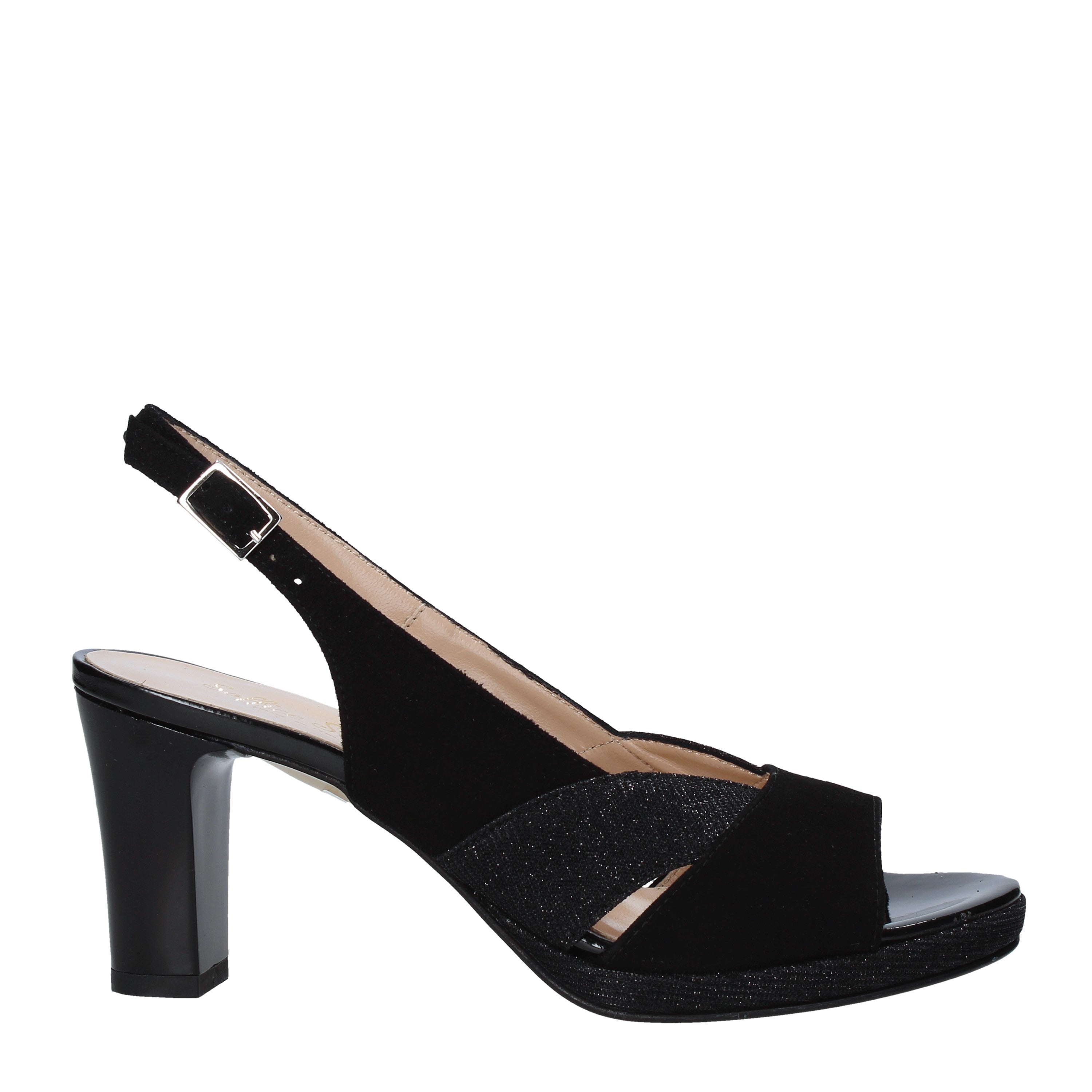 Sandali tacco Nero Soffice Sogno