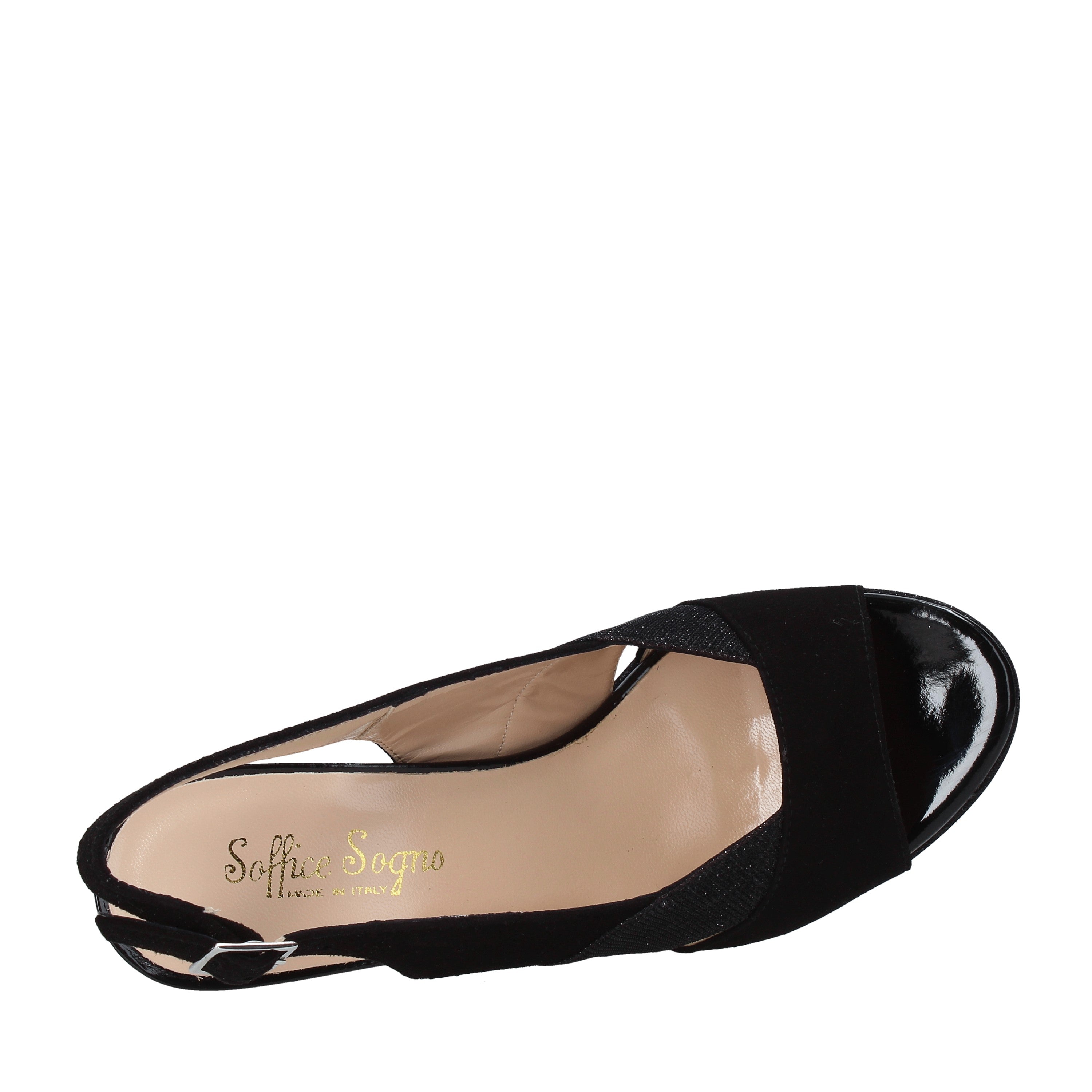 Sandali tacco Nero Soffice Sogno