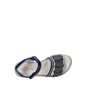 Sandali con strappi Blu Balducci