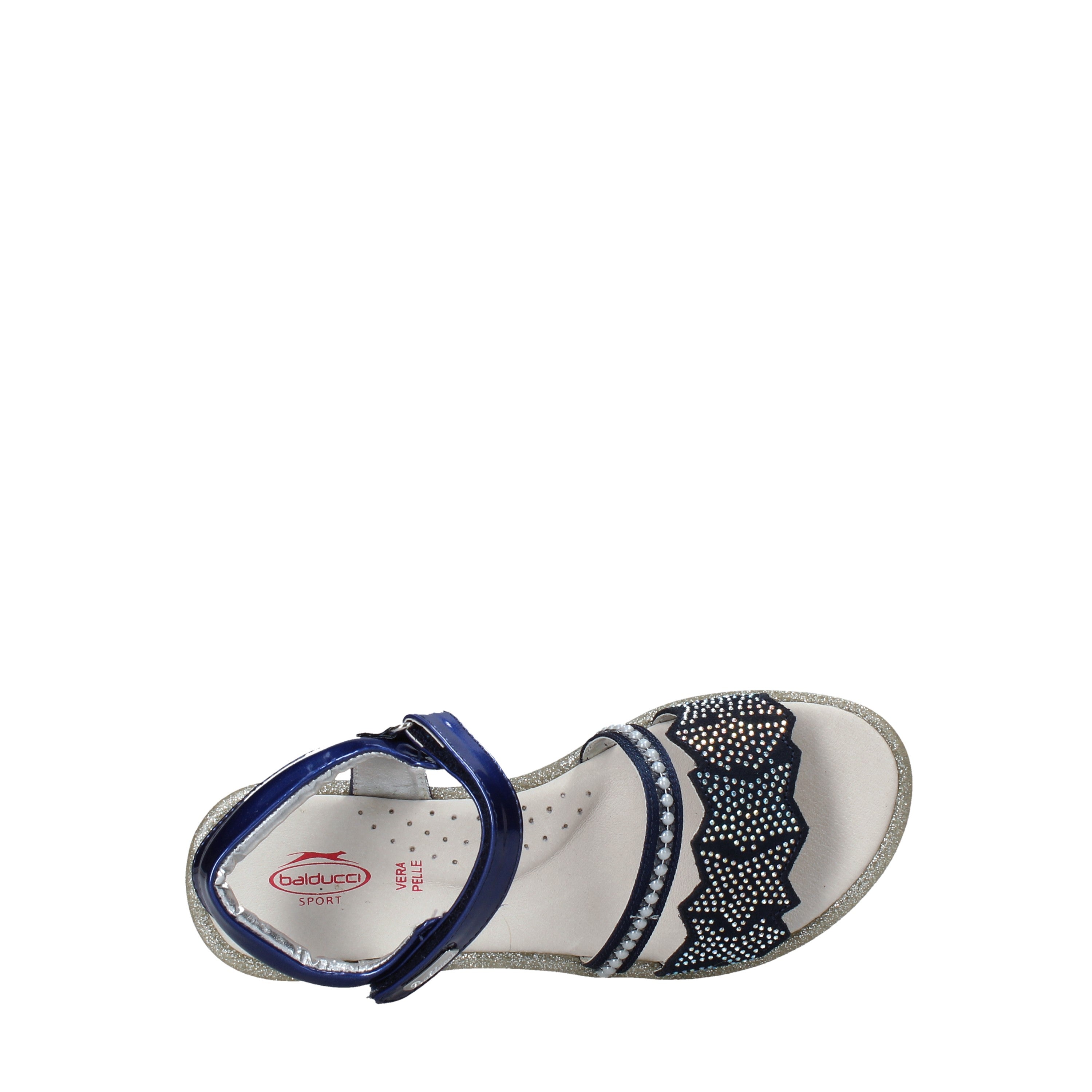 Sandali con strappi Blu Balducci