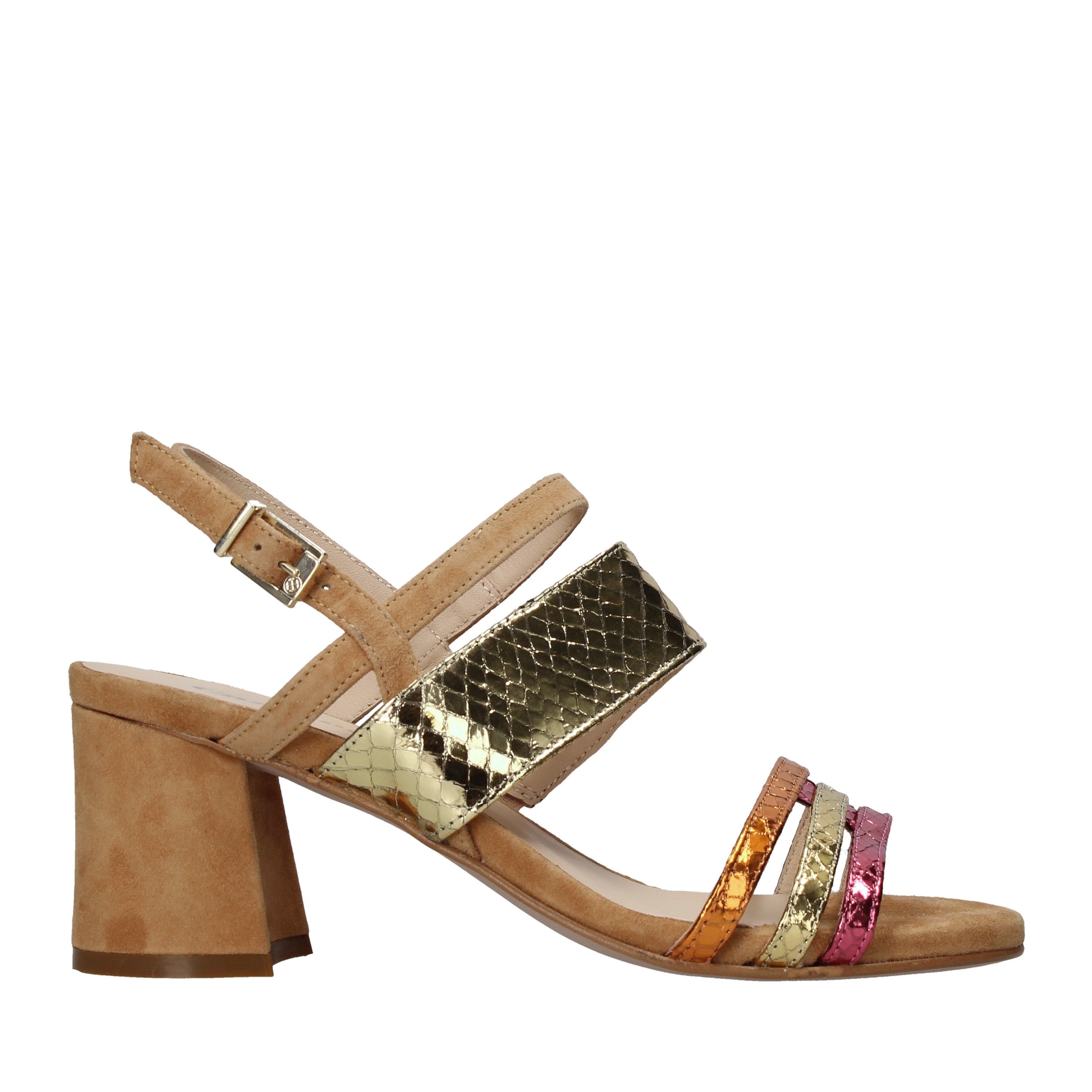 Sandali tacco Marrone Carmens 