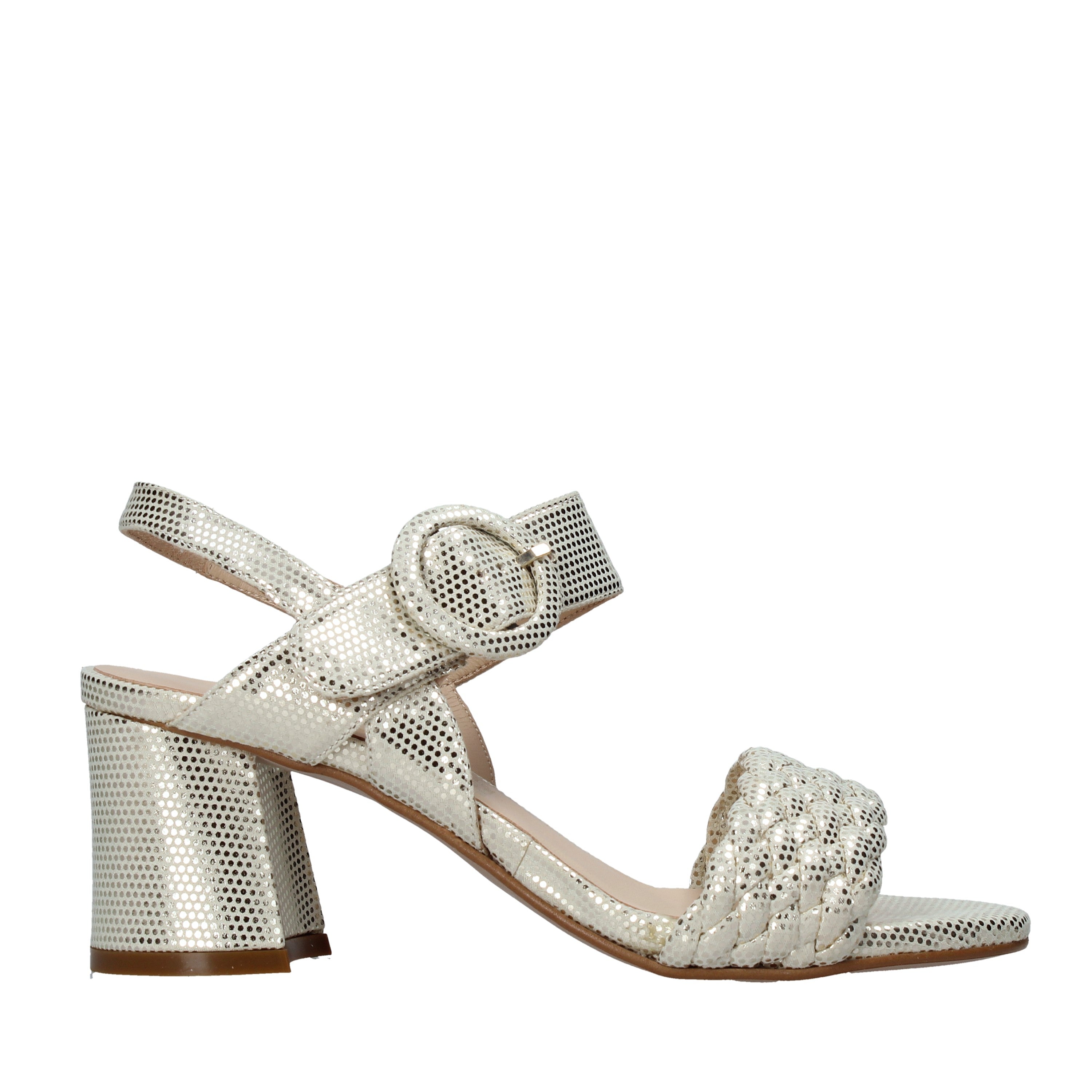 Sandali tacco Beige Carmens 