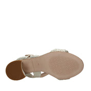 Sandali tacco Beige Carmens 